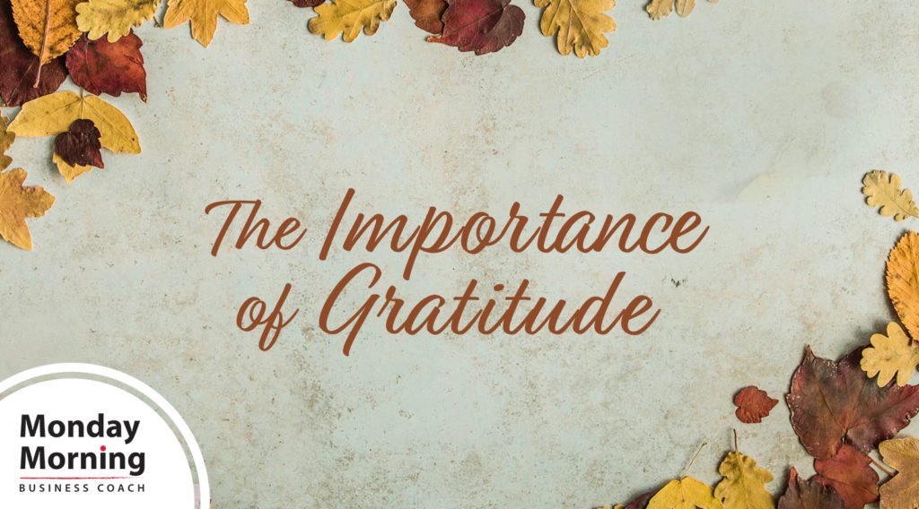 The Importance of Gratitude - Carpenter Smith Consulting, LLC